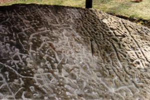 Judaculla Rock, unknown ancient glyphs in Caney Fork, North Carolina